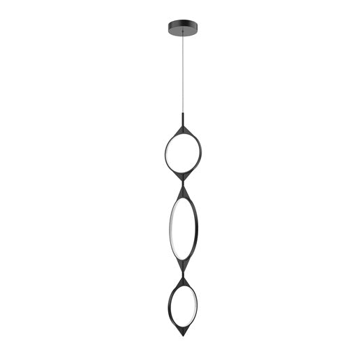 Kuzco Lighting PD84353-BK LED Pendant, Black