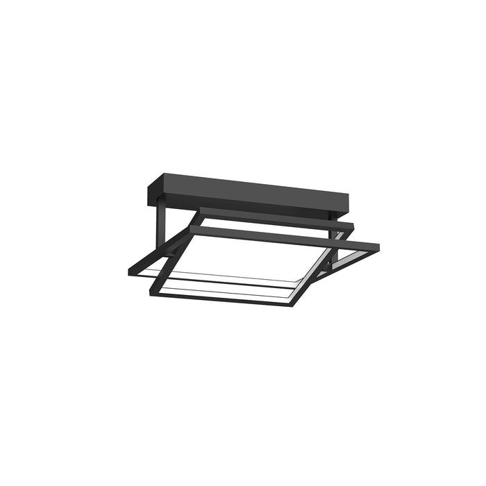 Kuzco Lighting SF16316-BK LED Semi-Flush Mount, Black