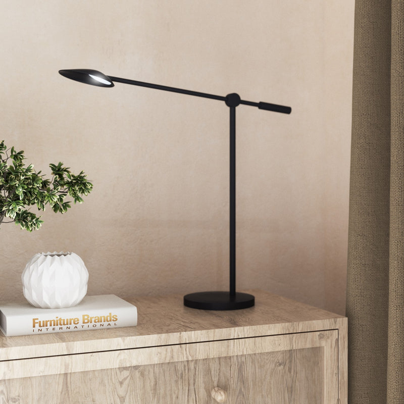 Kuzco Lighting TL90118-BK LED Table Lamp, Black