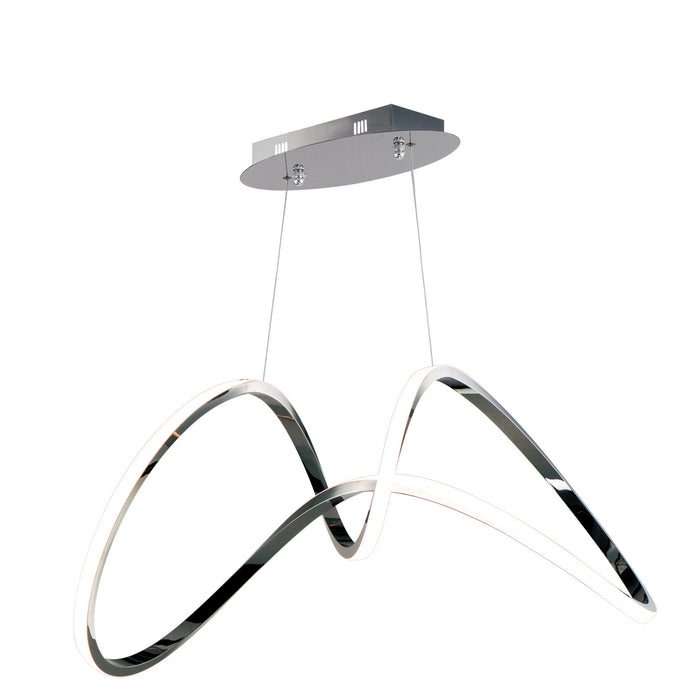 ET2 E20455-BC LED Pendant, Black Chrome