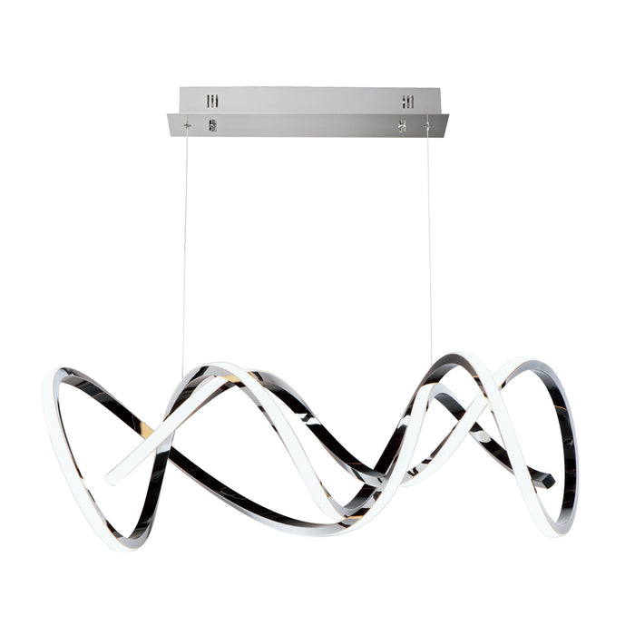 ET2 E20468-BC LED Pendant, Black Chrome