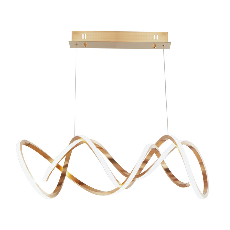 ET2 E20468-BCN LED Pendant, Brushed Champagne