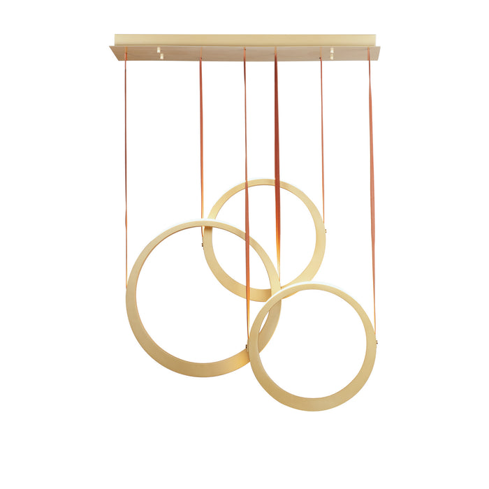 ET2 E24083-NAB LED Pendant, Natural Aged Brass