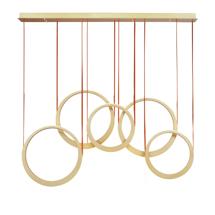 ET2 E24085-NAB LED Pendant, Natural Aged Brass
