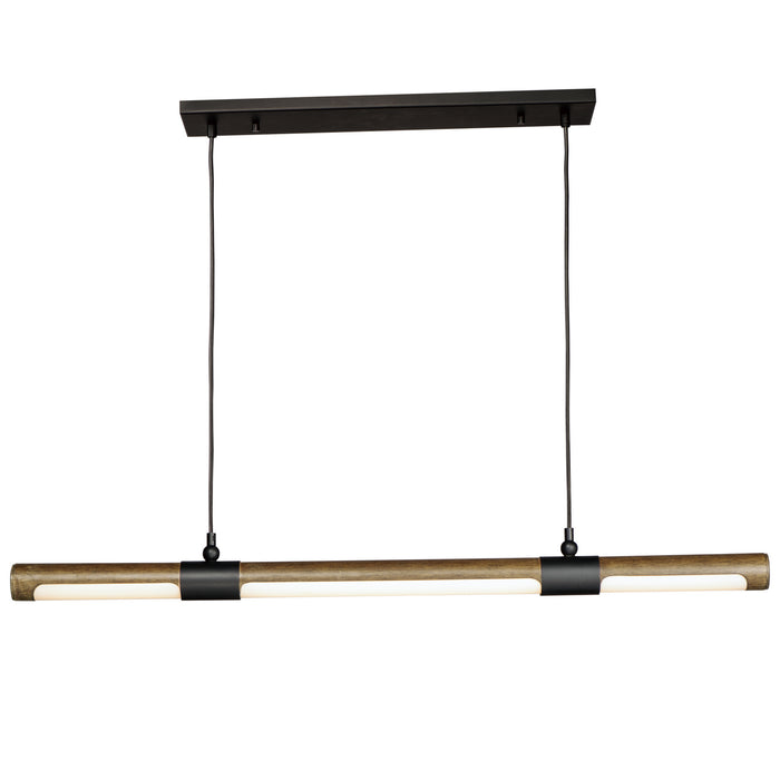 ET2 E24946-APBK LED Pendant, Antique Pecan / Black