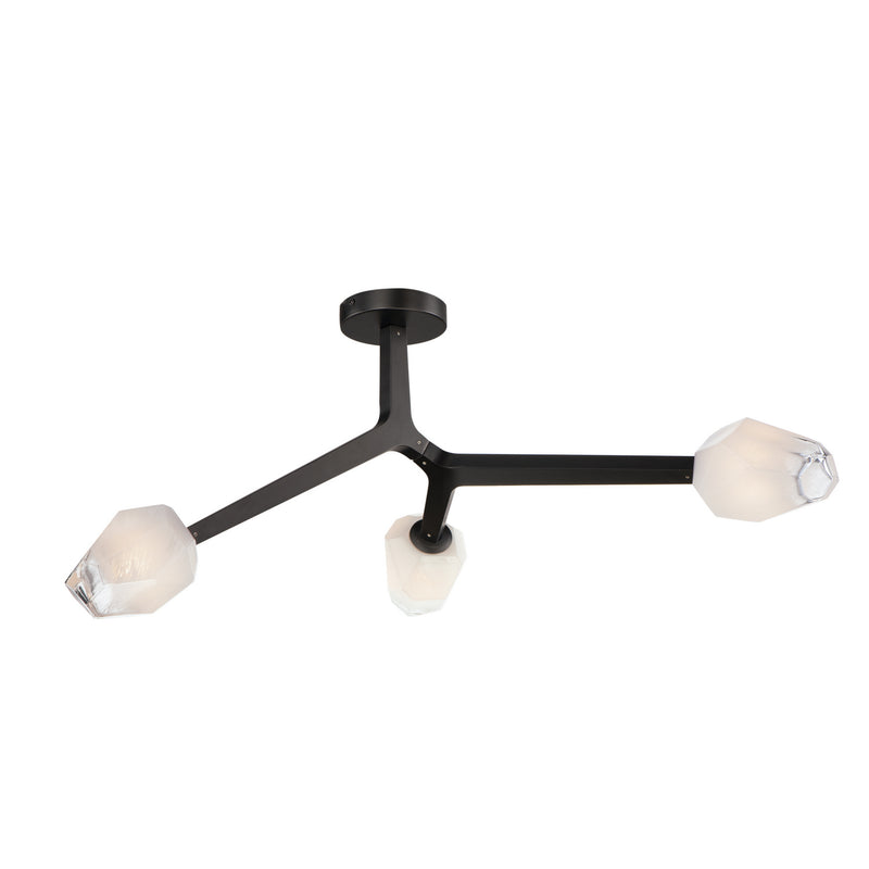 ET2 E32790-93BK LED Flush Mount, Black