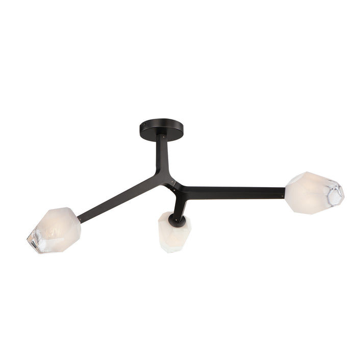 ET2 E32790-93BK LED Flush Mount, Black