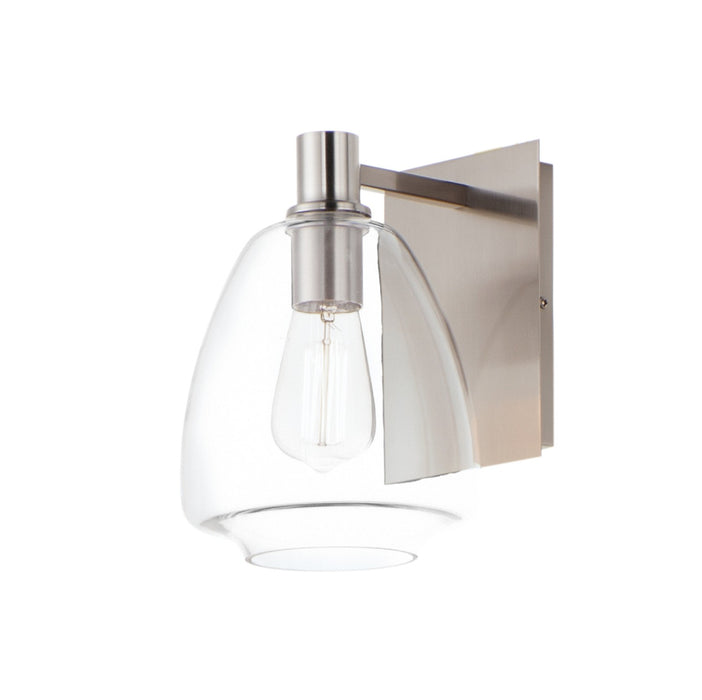 Maxim 11111CLSN One Light Wall Sconce, Satin Nickel