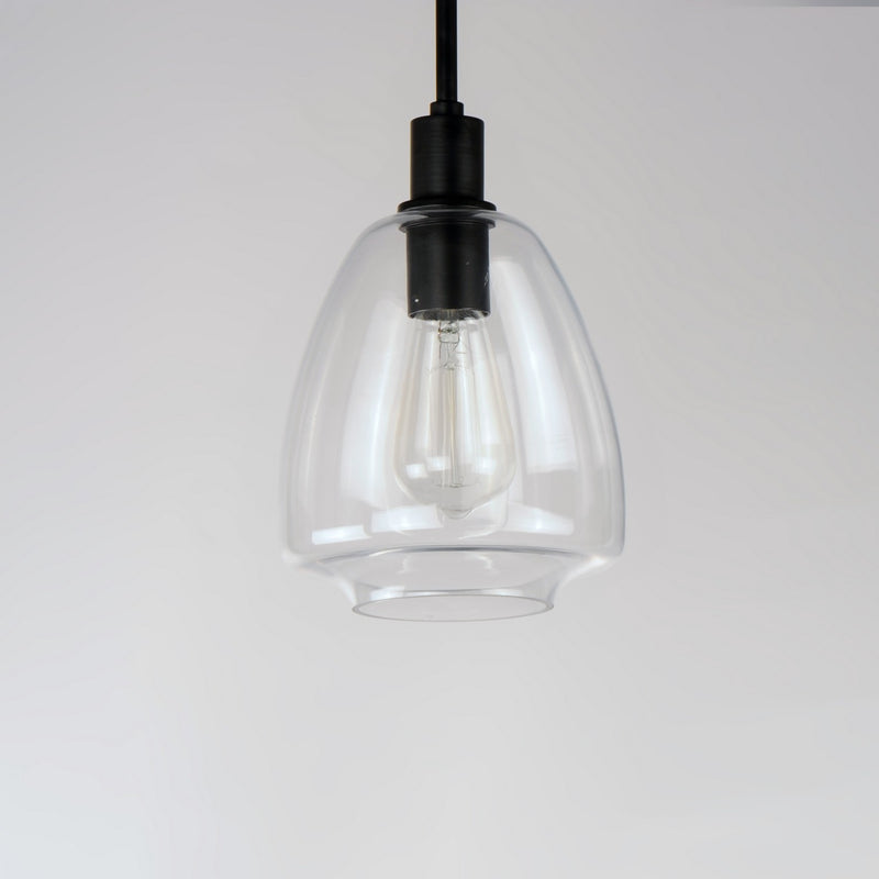 Maxim 11112CLBK One Light Pendant, Black