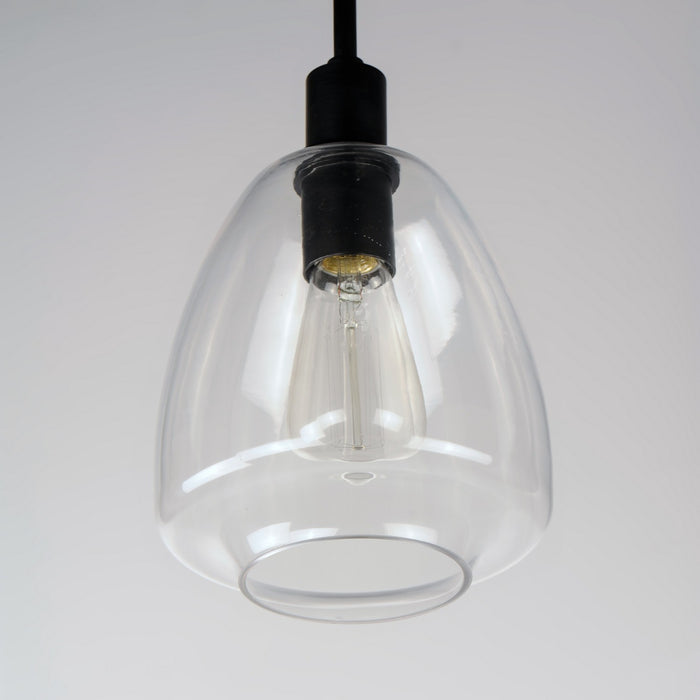 Maxim 11112CLBK One Light Pendant, Black