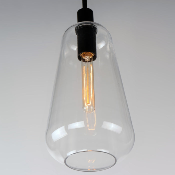 Maxim 11114CLBK One Light Pendant, Black