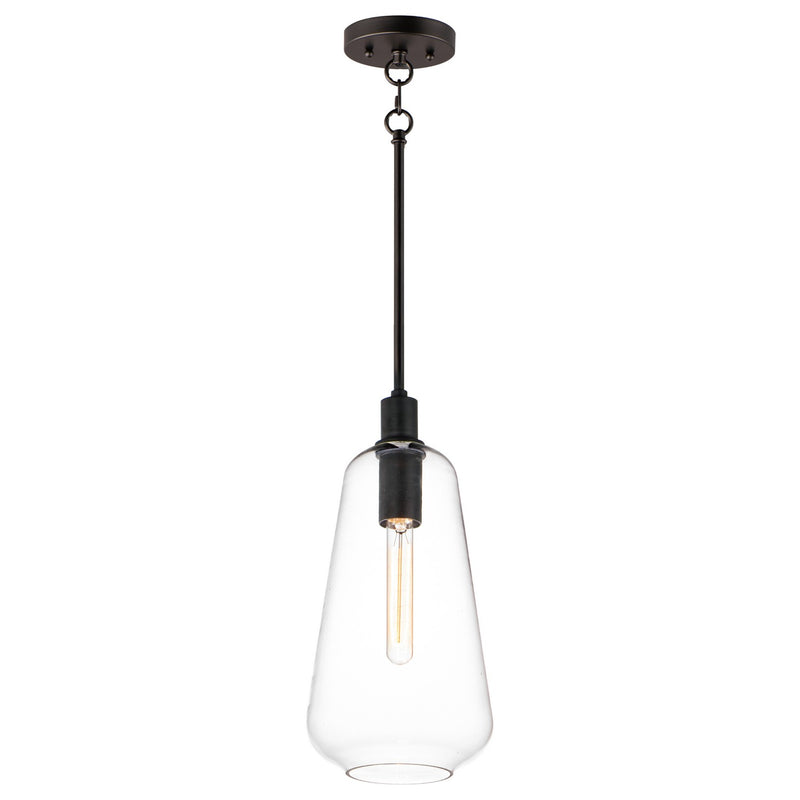 Maxim 11114CLBK One Light Pendant, Black