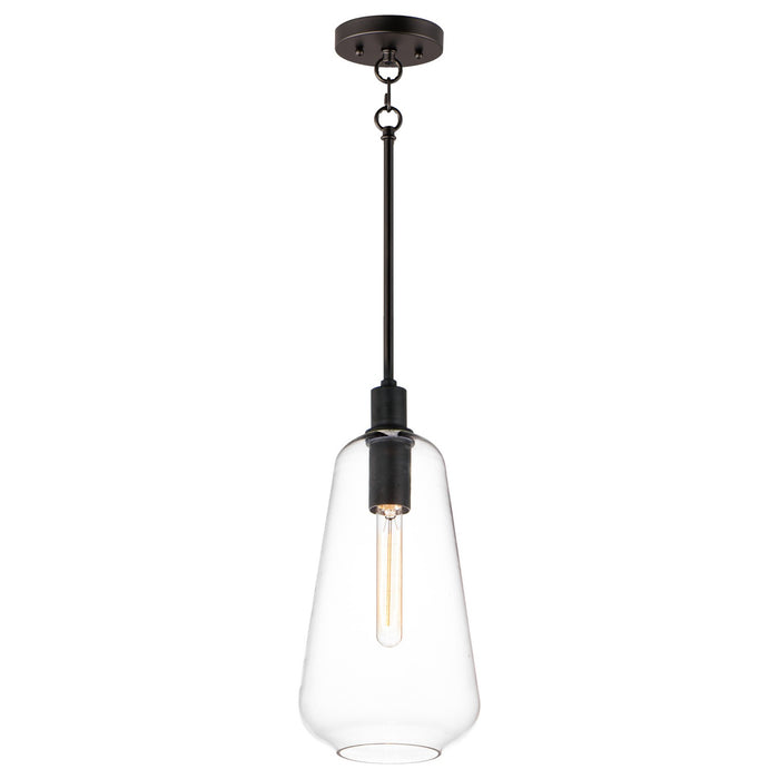 Maxim 11114CLBK One Light Pendant, Black