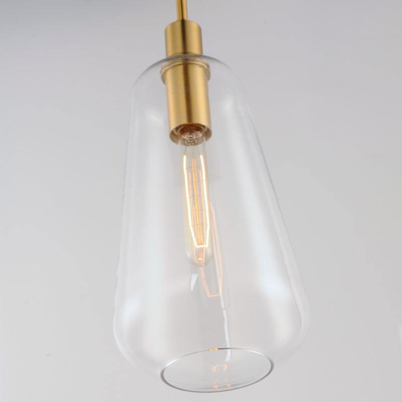 Maxim 11114CLSBR One Light Pendant, Satin Brass