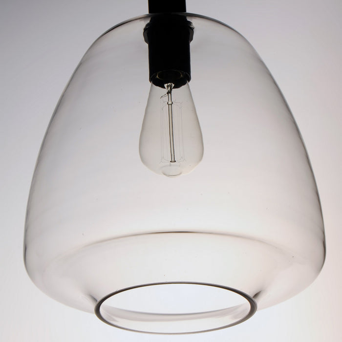 Maxim 11116CLBK One Light Pendant, Black