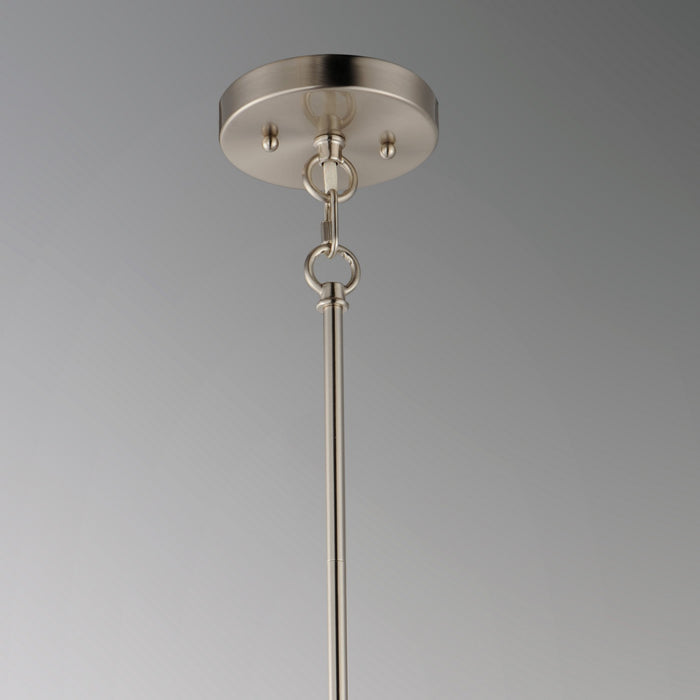 Maxim 11116CLSN One Light Pendant, Satin Nickel