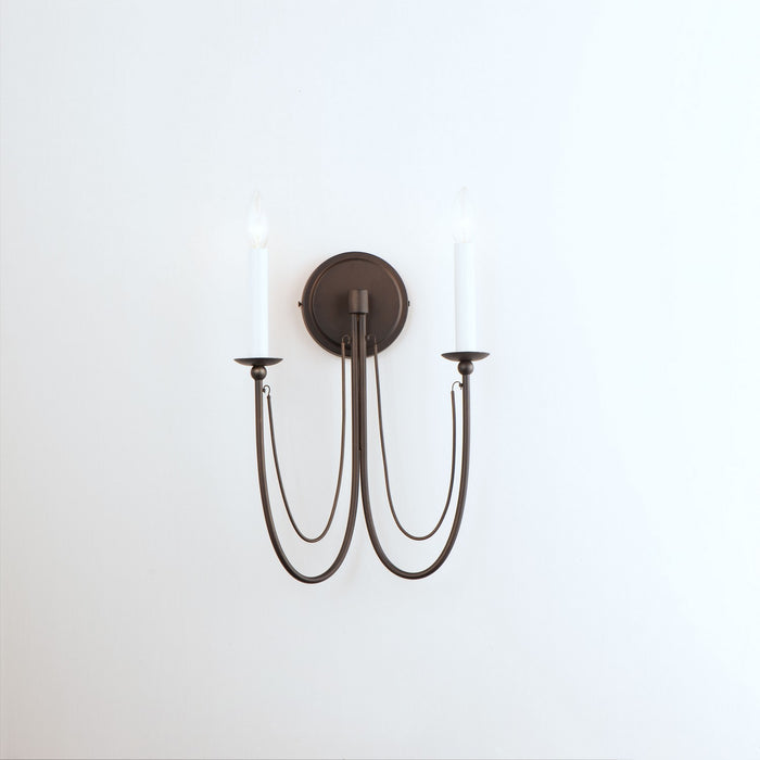 Maxim 12161CHB Two Light Wall Sconce, Chestnut Bronze