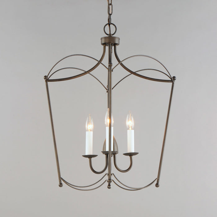 Maxim 12163CHB Three Light Pendant, Chestnut Bronze