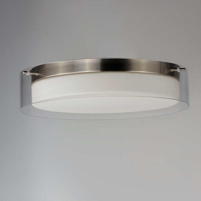 Maxim 12284CLSWSN LED Flush Mount, Satin Nickel