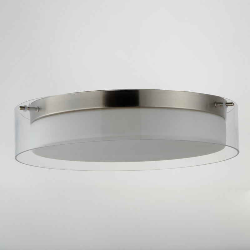 Maxim 12284CLSWSN LED Flush Mount, Satin Nickel