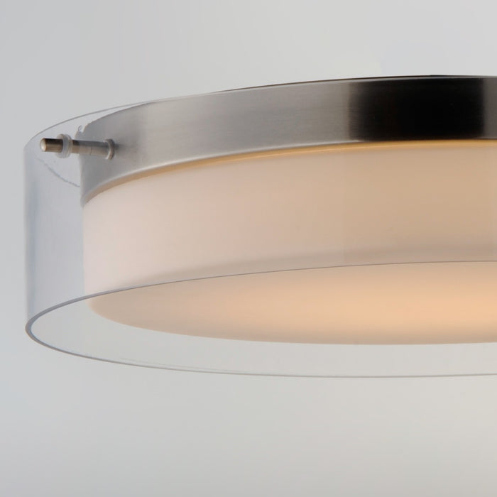 Maxim 12286CLSWSN LED Flush Mount, Satin Nickel