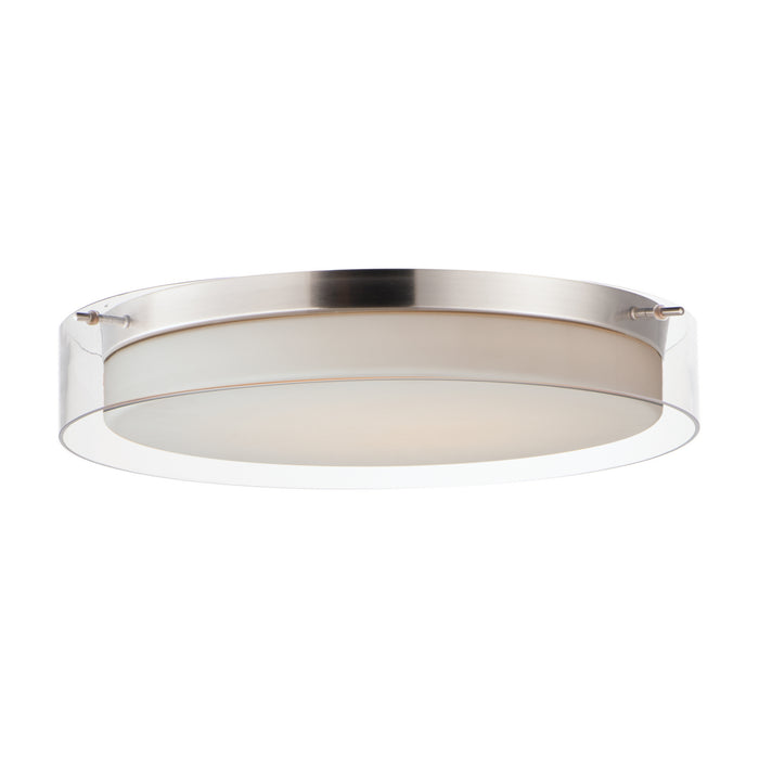 Maxim 12286CLSWSN LED Flush Mount, Satin Nickel