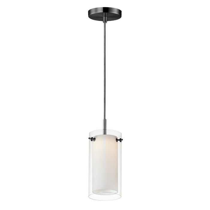 Maxim 12289CLSWBK LED Mini Pendant, Black