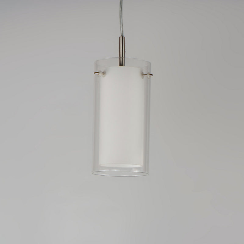 Maxim 12289CLSWSN LED Mini Pendant, Satin Nickel