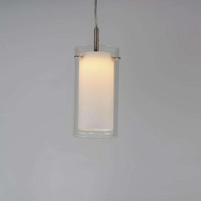 Maxim 12289CLSWSN LED Mini Pendant, Satin Nickel