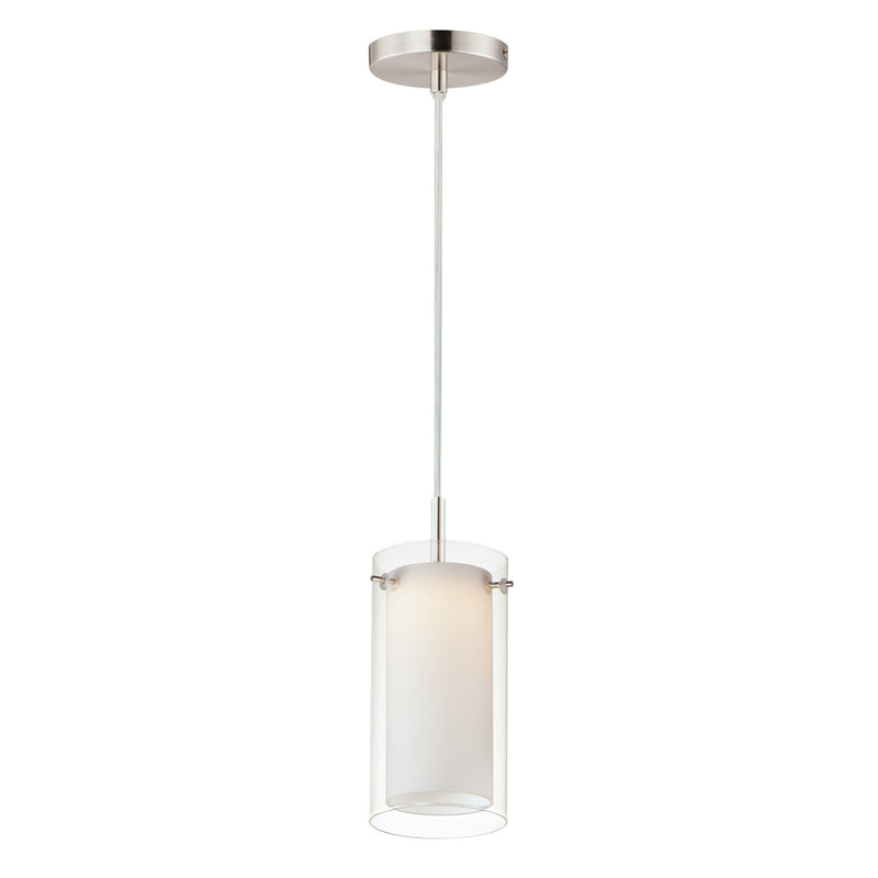 Maxim 12289CLSWSN LED Mini Pendant, Satin Nickel