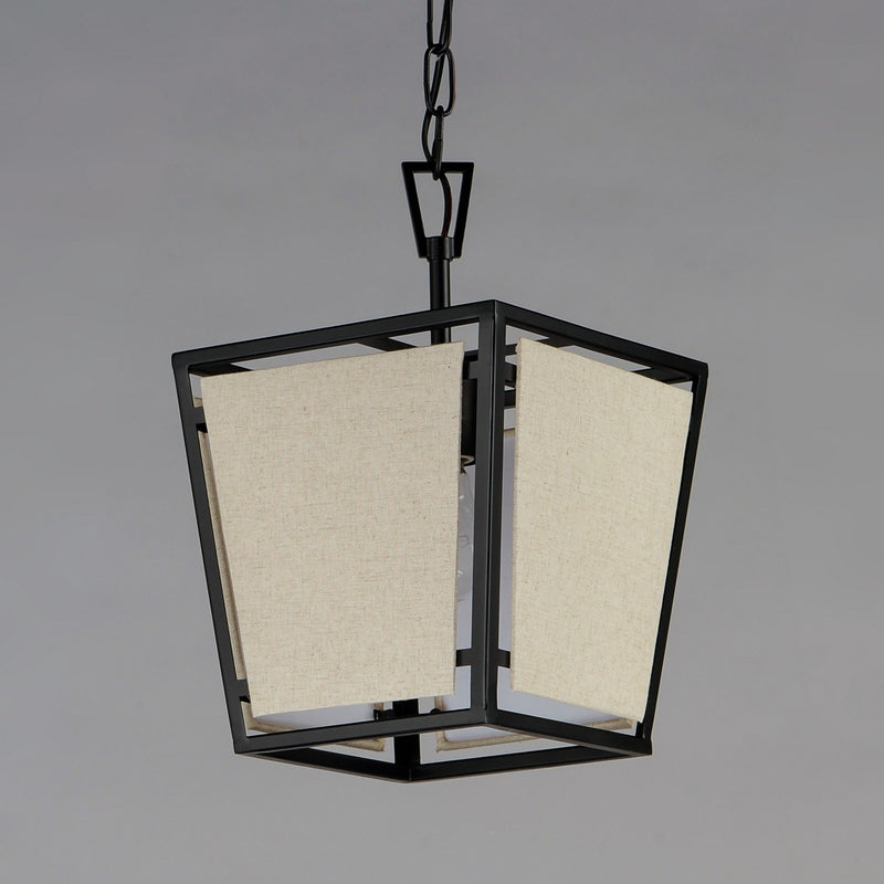 Maxim 20261CVBK One Light Pendant, Black