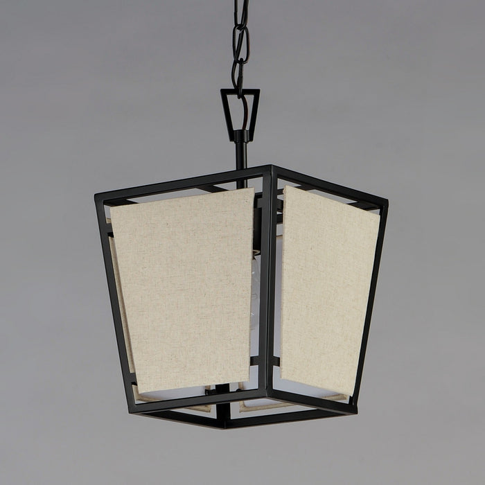 Maxim 20261CVBK One Light Pendant, Black