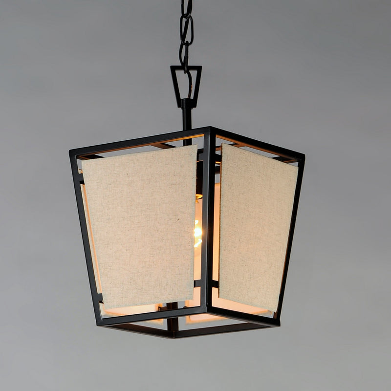 Maxim 20261CVBK One Light Pendant, Black