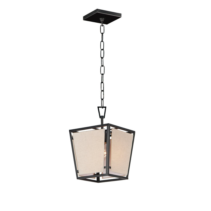 Maxim 20261CVBK One Light Pendant, Black