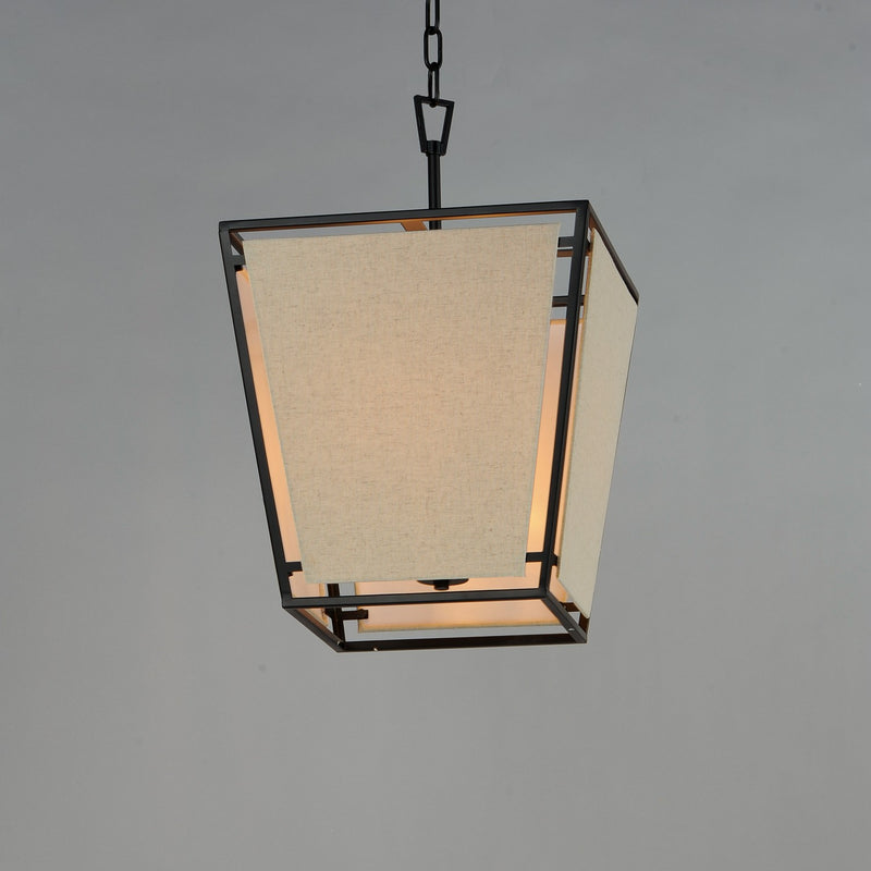 Maxim 20264CVBK Four Light Pendant, Black