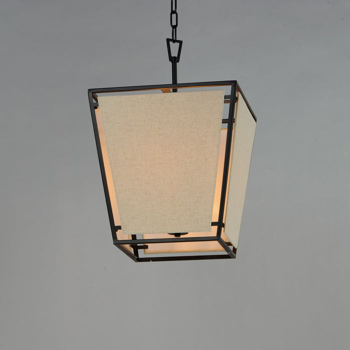 Maxim 20264CVBK Four Light Pendant, Black