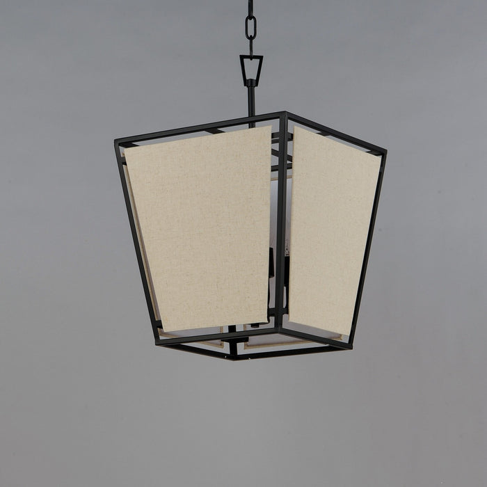 Maxim 20264CVBK Four Light Pendant, Black
