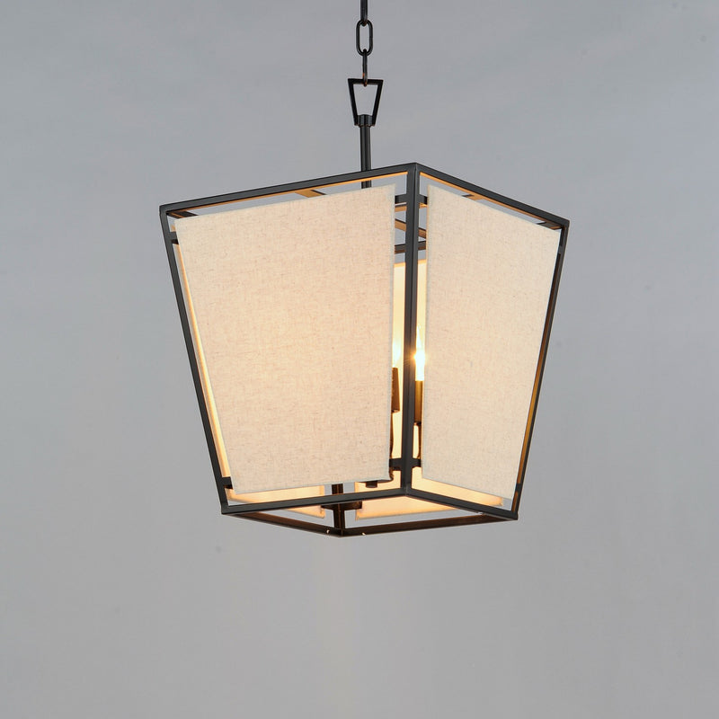 Maxim 20264CVBK Four Light Pendant, Black