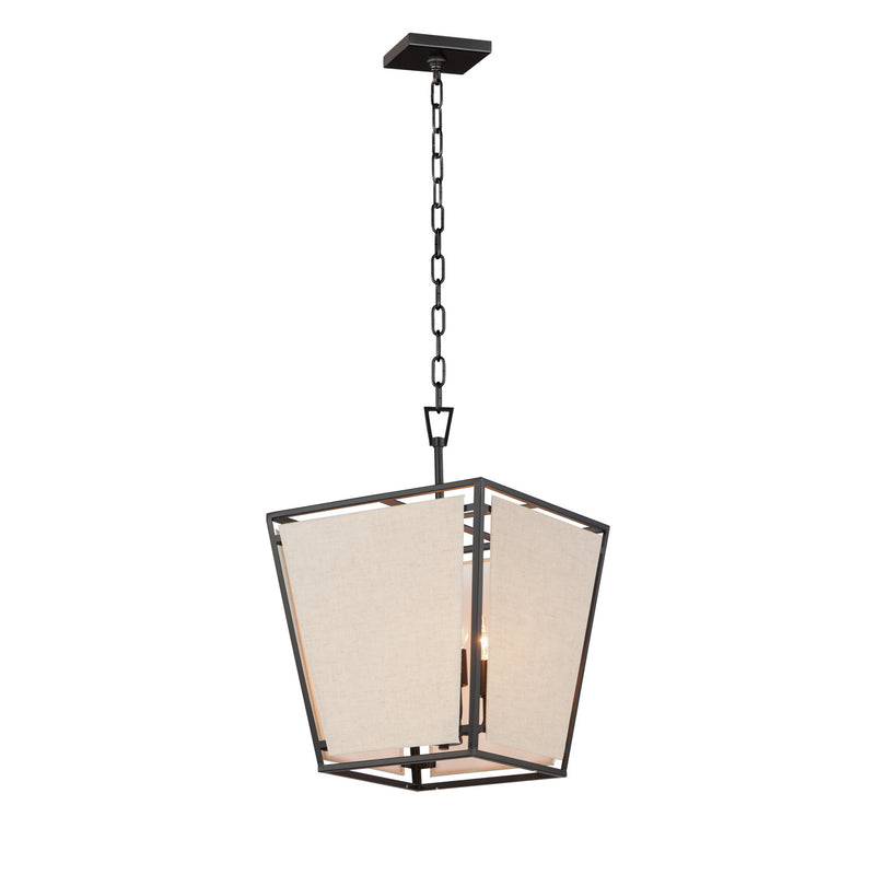 Maxim 20264CVBK Four Light Pendant, Black