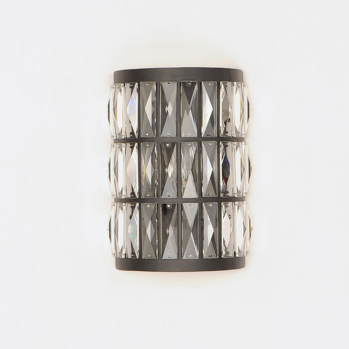 Maxim 21812BCBK Two Light Wall Sconce, Black