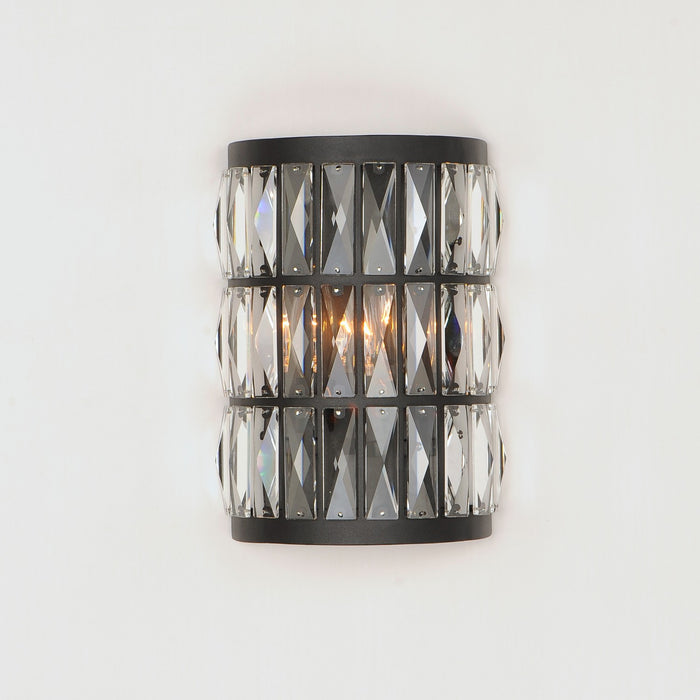 Maxim 21812BCBK Two Light Wall Sconce, Black