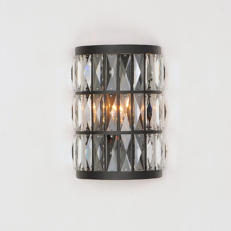 Maxim 21812BCBK Two Light Wall Sconce, Black