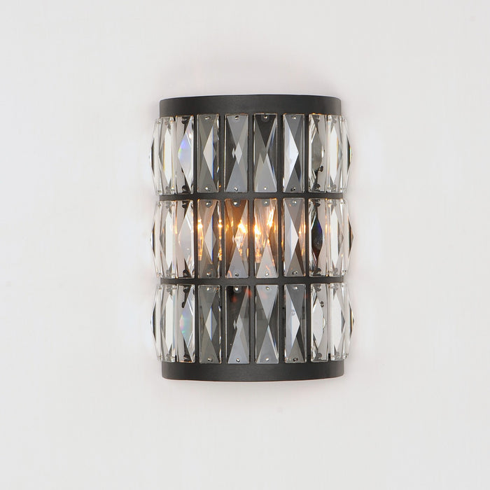Maxim 21812BCBK Two Light Wall Sconce, Black