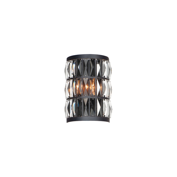 Maxim 21812BCBK Two Light Wall Sconce, Black