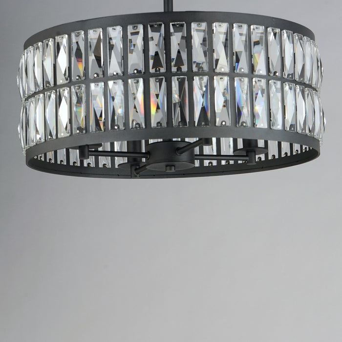 Maxim 21815BCBK Four Light Pendant, Black