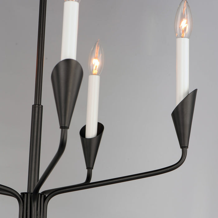 Maxim 24345BK Five Light Chandelier, Black