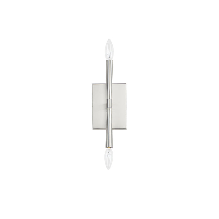 Maxim 24621SN Two Light Wall Sconce, Satin Nickel
