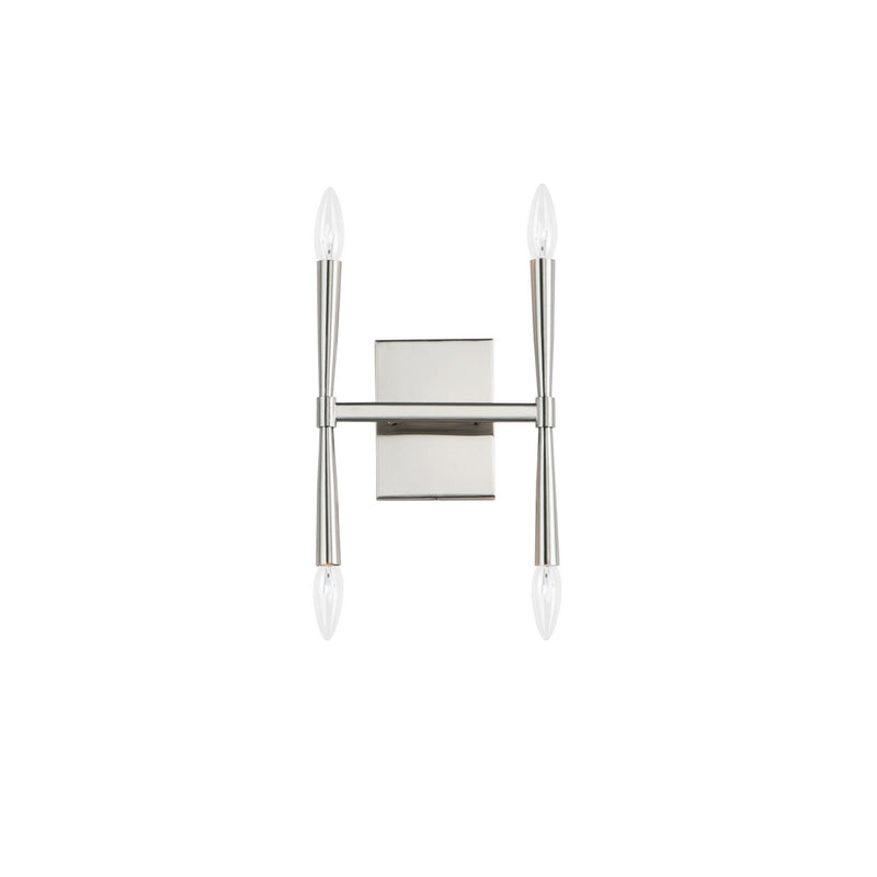 Maxim 24622SN Four Light Wall Sconce, Satin Nickel