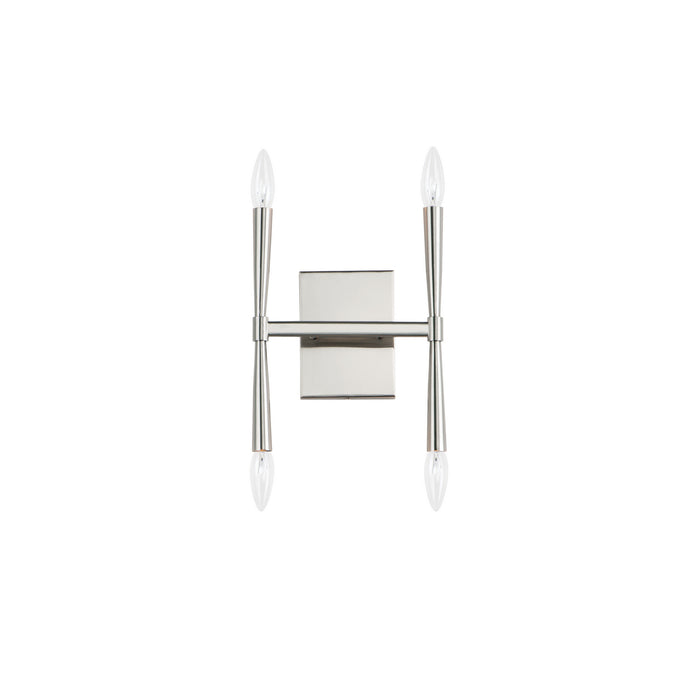 Maxim 24622SN Four Light Wall Sconce, Satin Nickel