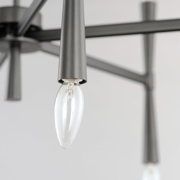 Maxim 24626BK 12 Light Chandelier, Black
